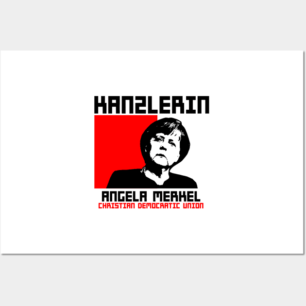 Kanzlerin Angela Merkel Wall Art by truthtopower